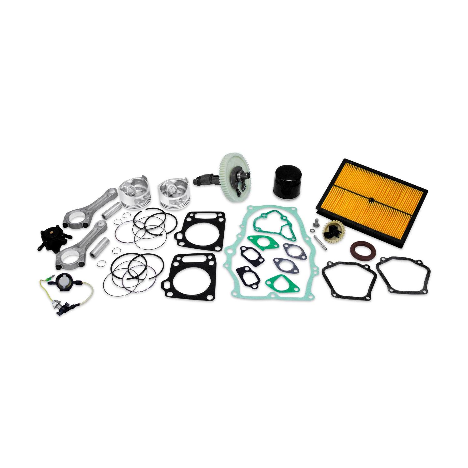 Engine Rebuild Kit fits Honda GX610, GXV610 Piston, Camshaft, Gasket Kit, Fuel Pump, Air Filter