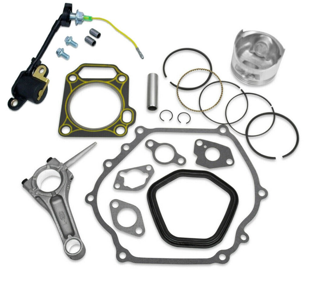 Piston Kit, Connecting Rod, Gasket Kit fits Honda GX270 9HP