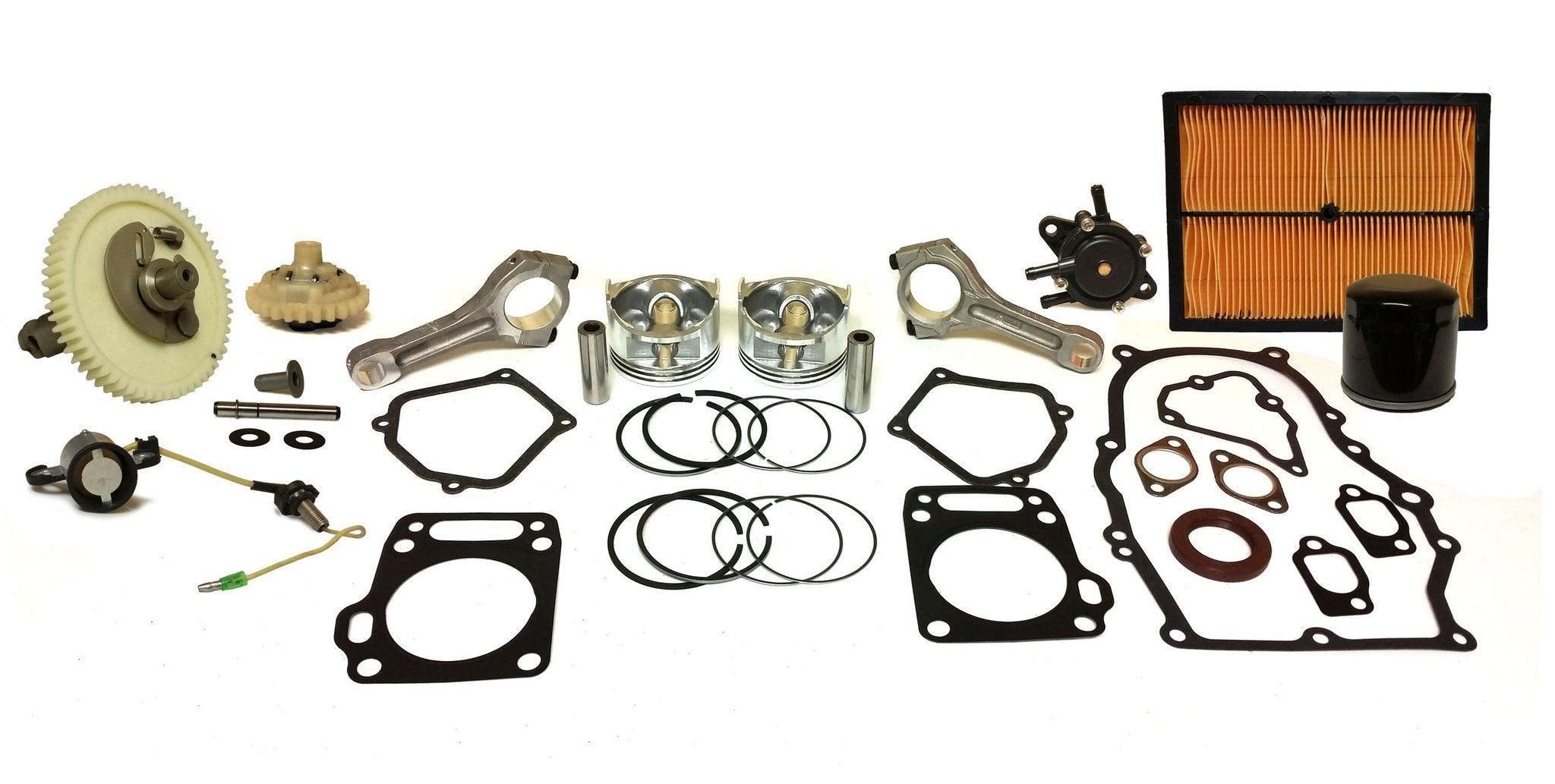 Engine Rebuild Kit fits Honda GX670, GXV670 Piston Kit Camshaft, Gasket Kit, Fuel Pump, Air Filter